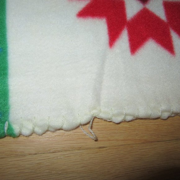 BLANKET FROM ST. LABRE INDIAN SCHOOL/AZTEC DESIGN/POLYESTER! - Picture 4 of 5